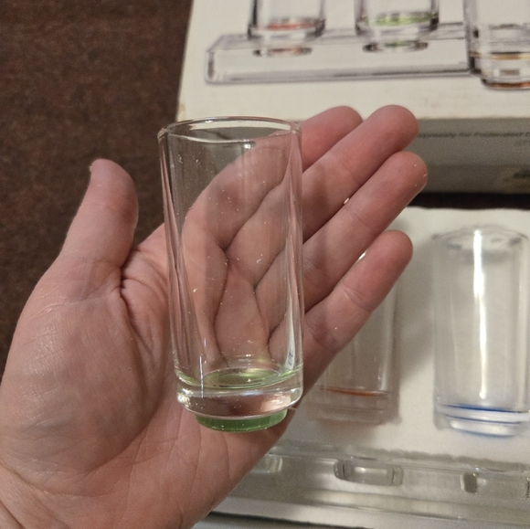 The Cellar Shot Glass Flight Serving Tray And 7oz Glass Set - Picture 3 of 5